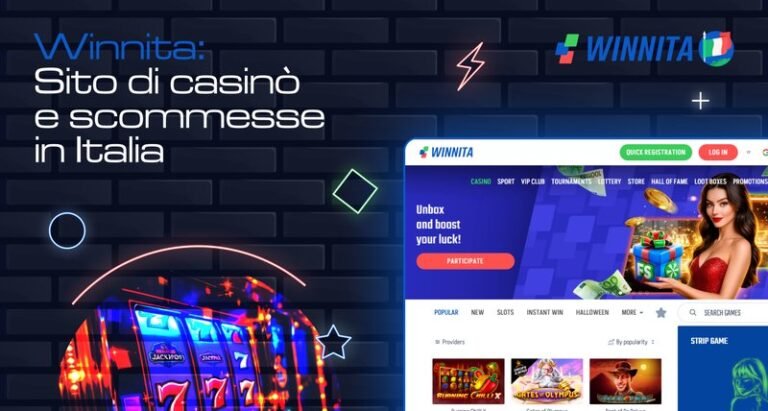 Scopri il mondo di Winnita: il casinò online più divertente in Italia